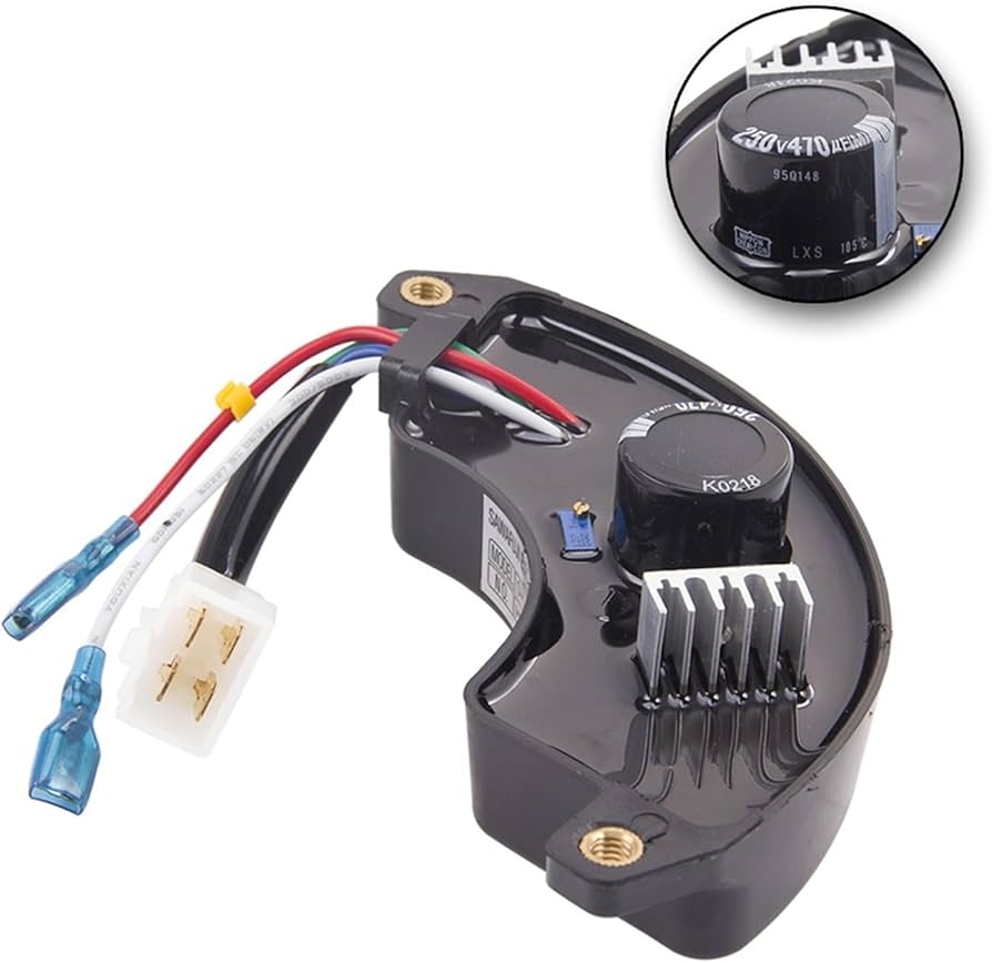Diagram teknis blok sistem AVR yang terhubung ke generator sinkron