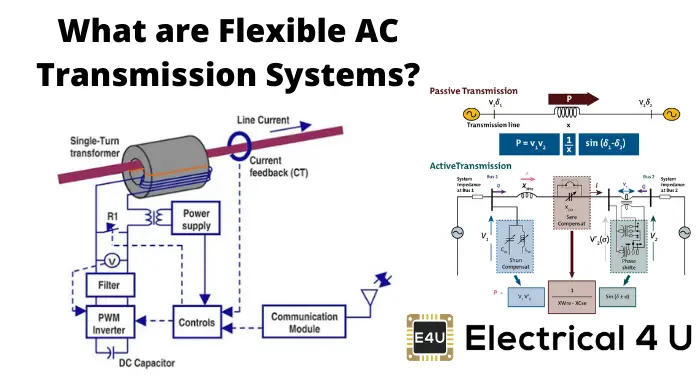 Diagram teknis sistem FACTS pada jaringan transmisi listrik