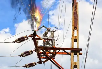 Diagram teknis gangguan dua fasa pada sistem tenaga dengan arus tidak seimbang