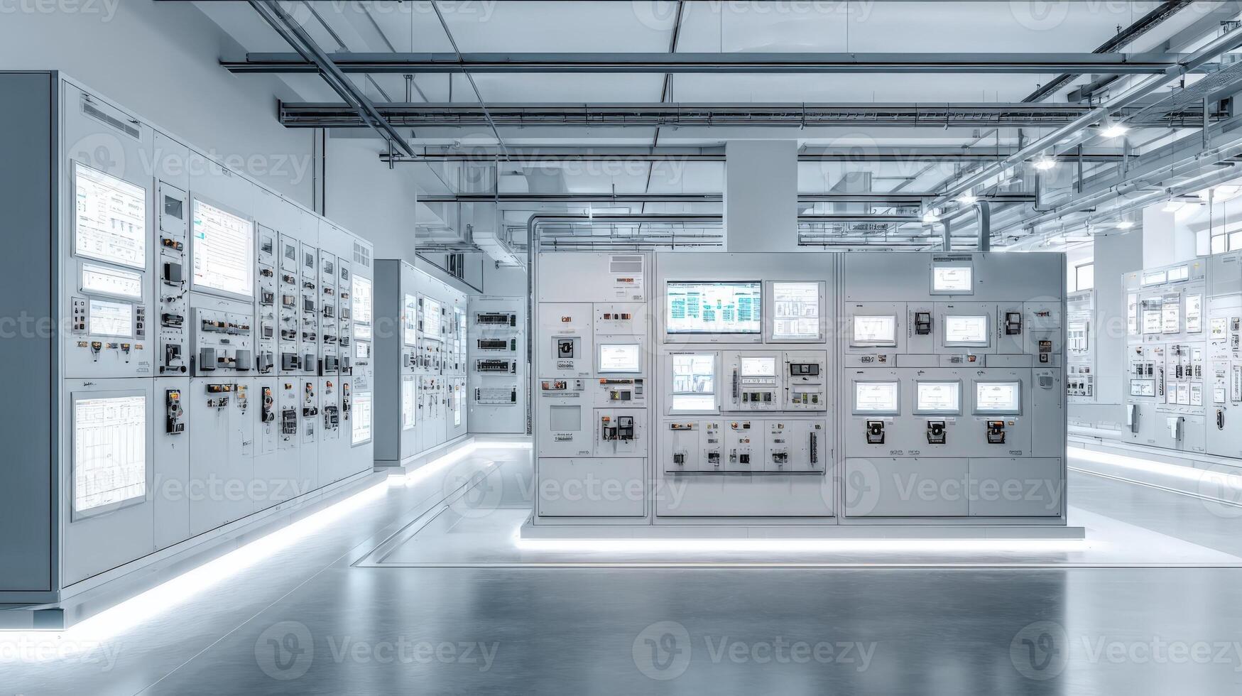 Transformator daya berkapasitas tinggi di gardu induk dengan kabel busbar