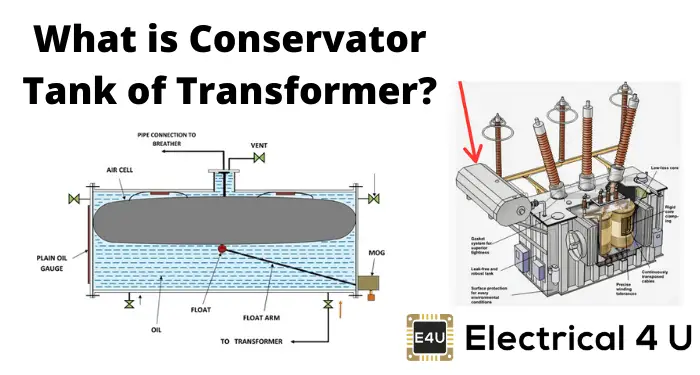 Pipa penghubung dan katup antara tangki konservator dan transformator