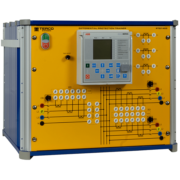 Diagram skema pengawatan pengaman diferensial transformator tiga fasa