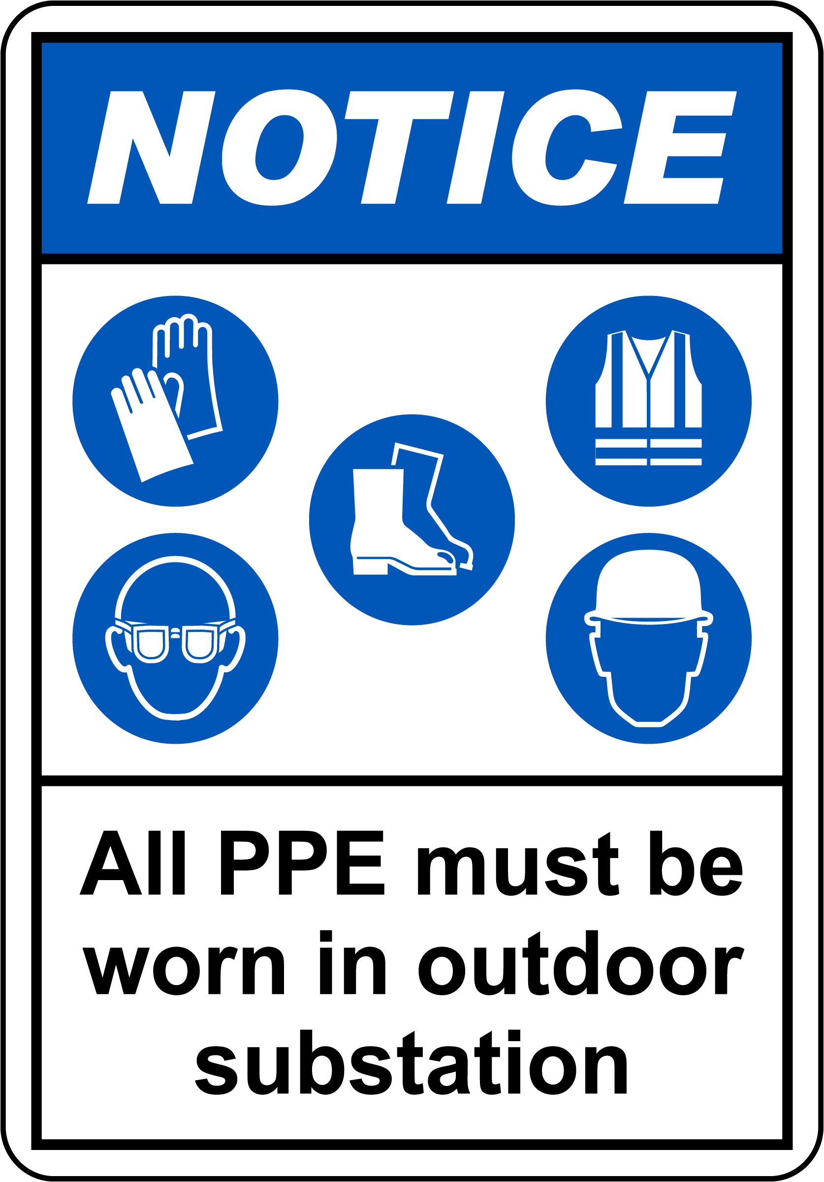 Close-up prosedur LOTO (Lock Out Tag Out) pada saklar pemutus daya