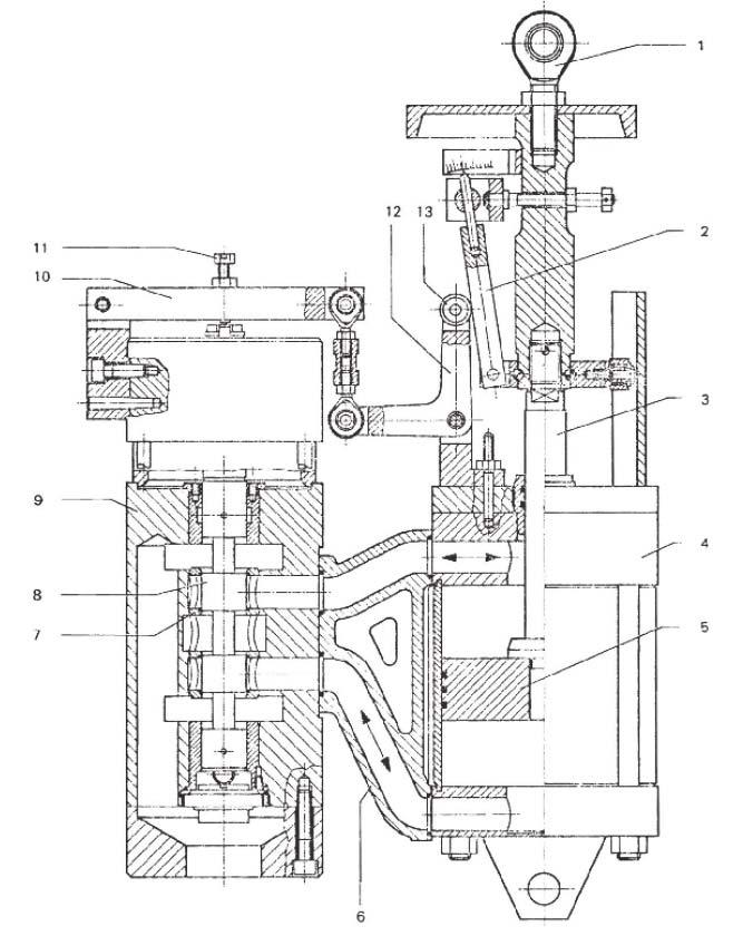 Teknisi memeriksa katup kontrol turbin di ruang mesin pembangkit listrik