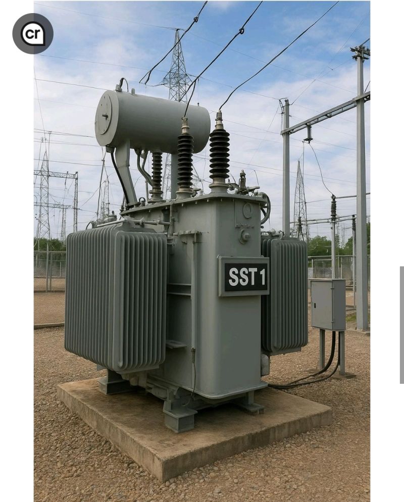 Diagram satu garis sistem UAT yang memberi daya pada pompa dan kipas.